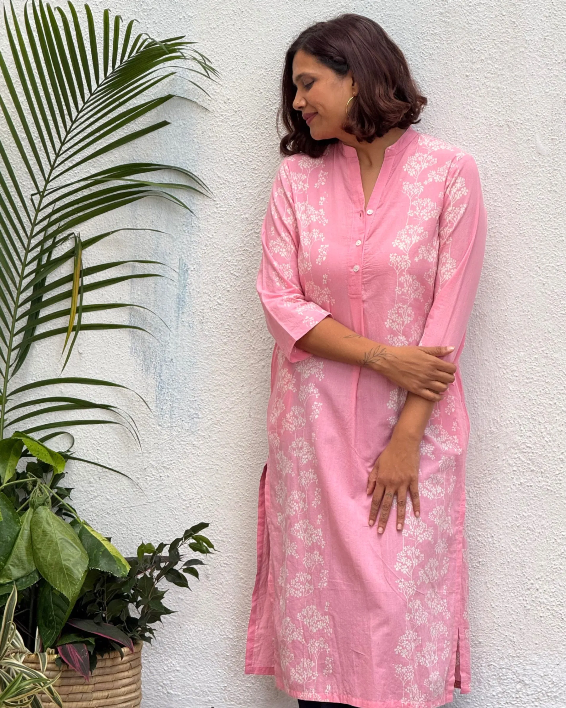 Mannat Block Printed Cotton Kurti