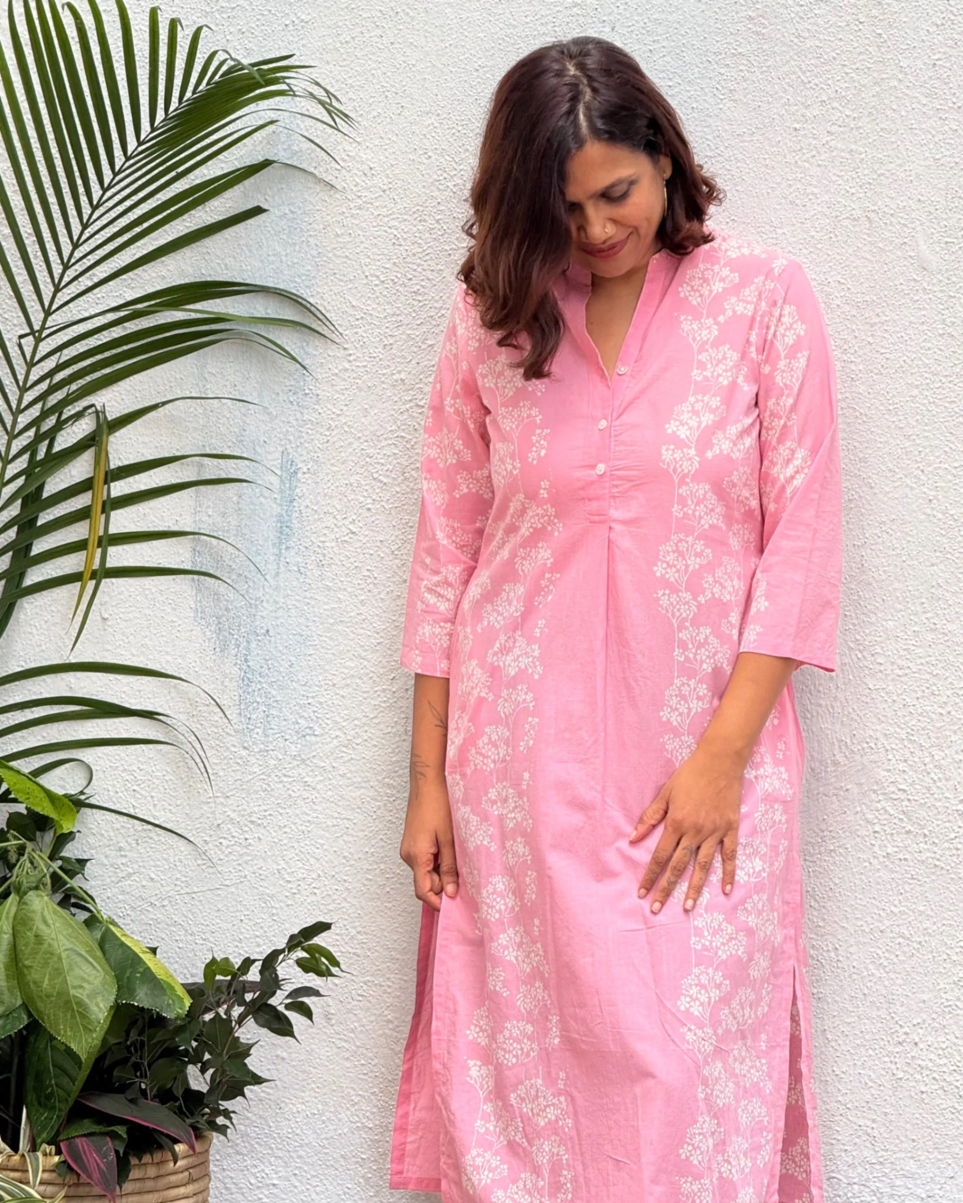 Mannat Block Printed Cotton Kurti