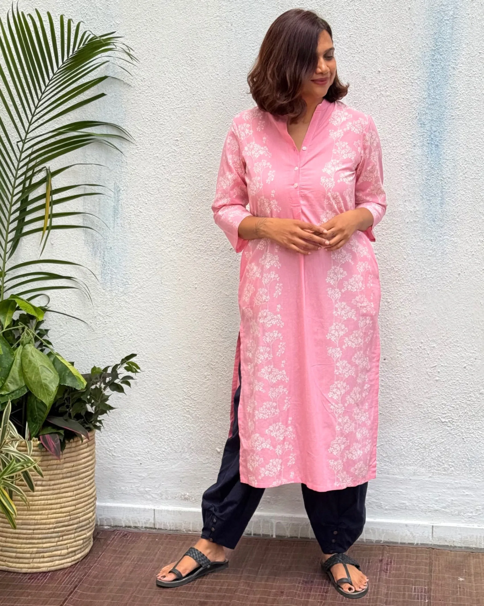 Mannat Block Printed Cotton Kurti