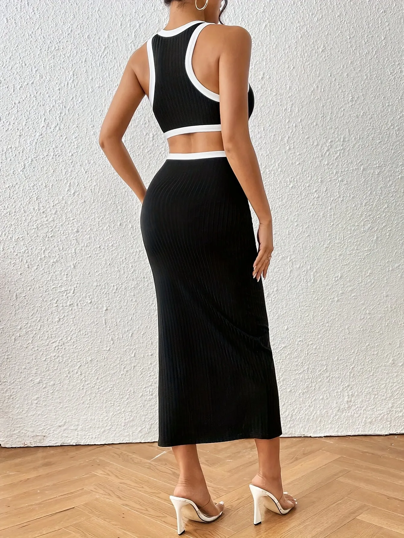 Maritza® | Elegant Contrast Dress