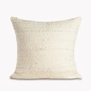Medellin 24" Throw Pillow - Ivory on Ivory