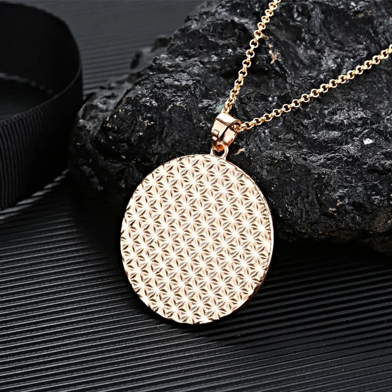 Memorial Rhinestone Pendant Necklace Gold Picture Photo Women's Silver Jewelry