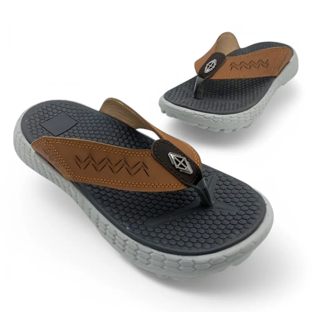 Men SlipOn Slippers 3009 – Mustard