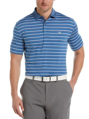 Mens Feeder Stripe Golf Polo