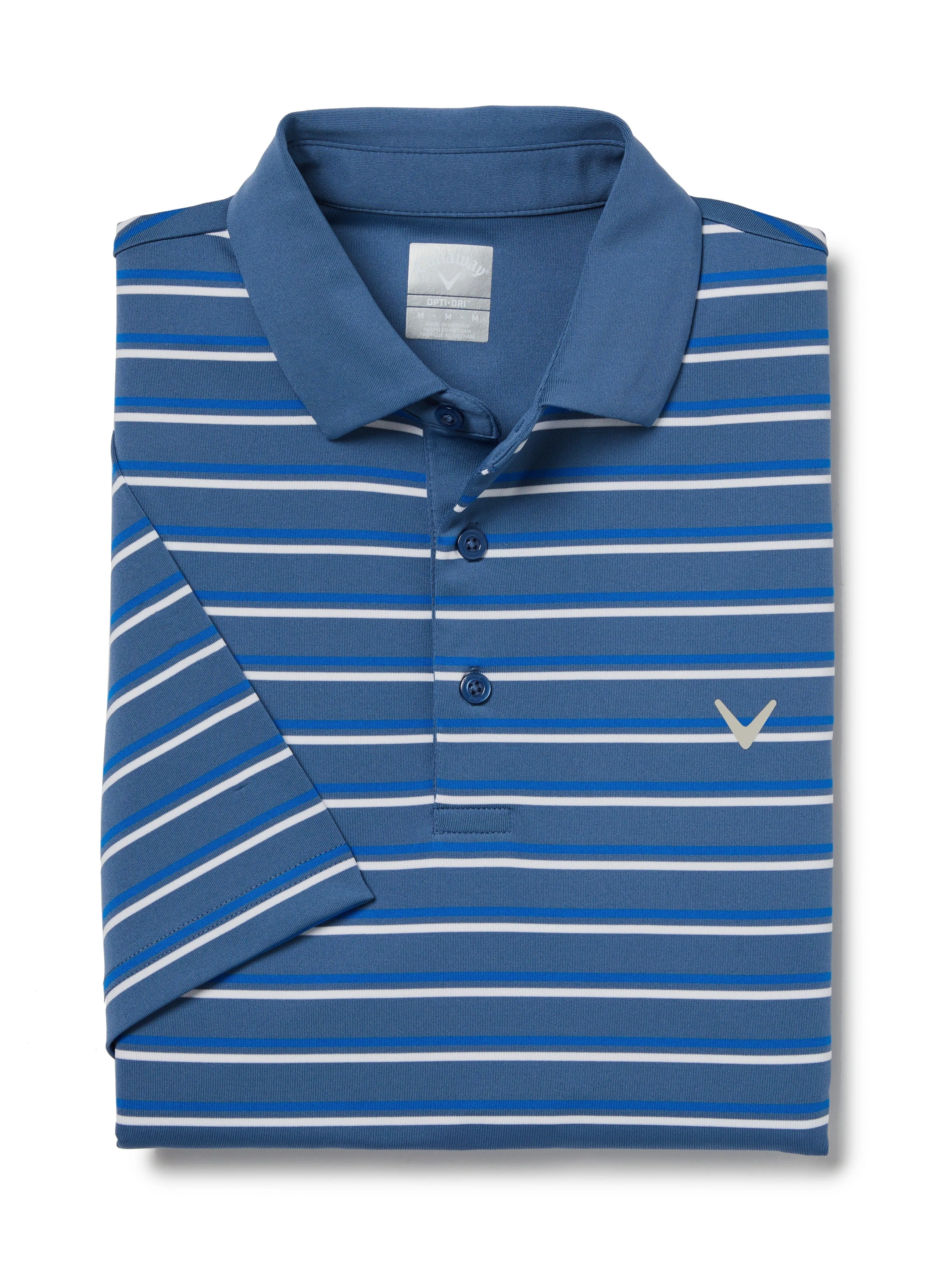 Mens Feeder Stripe Golf Polo