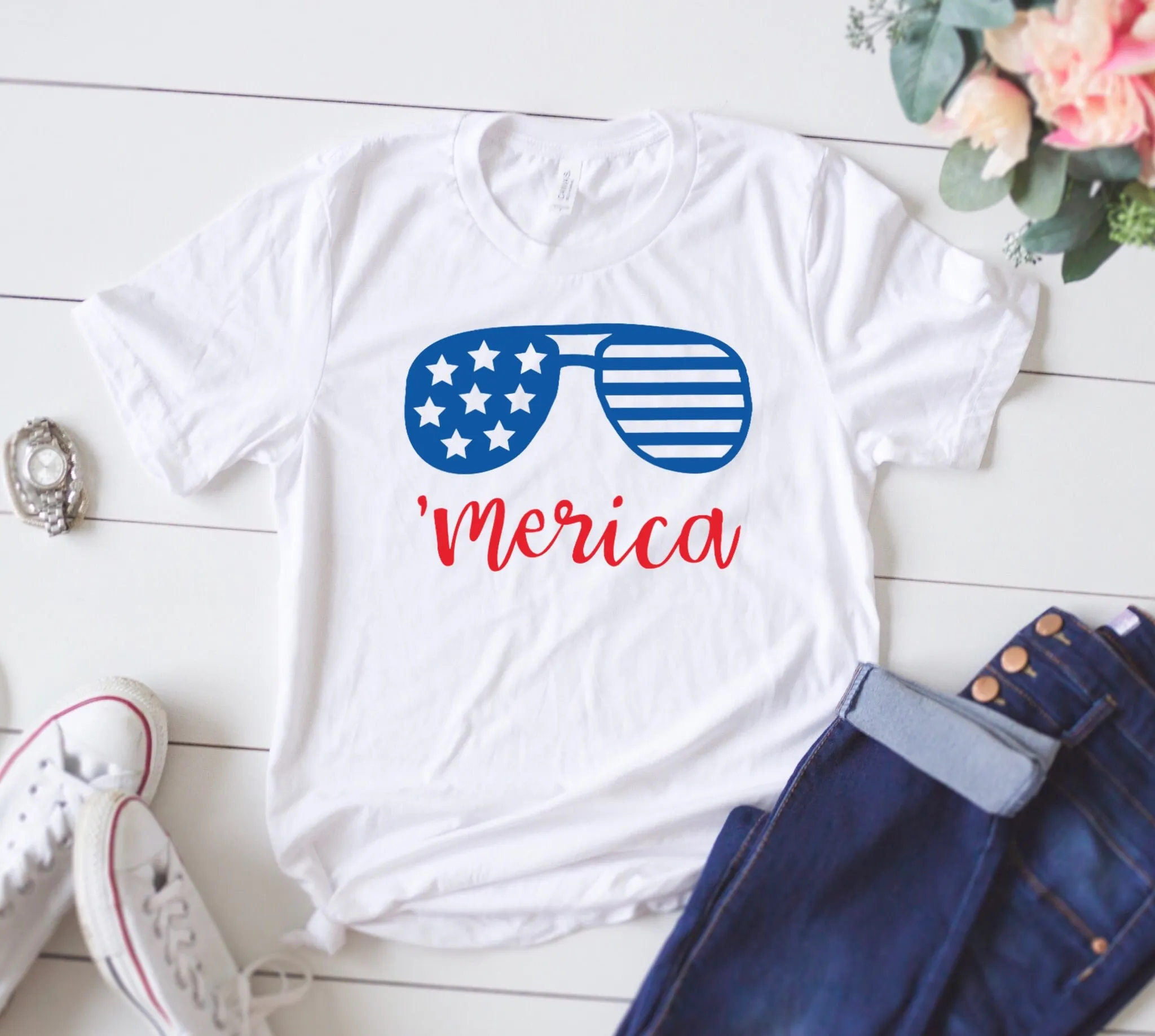 Merica July 4th T-Shirt