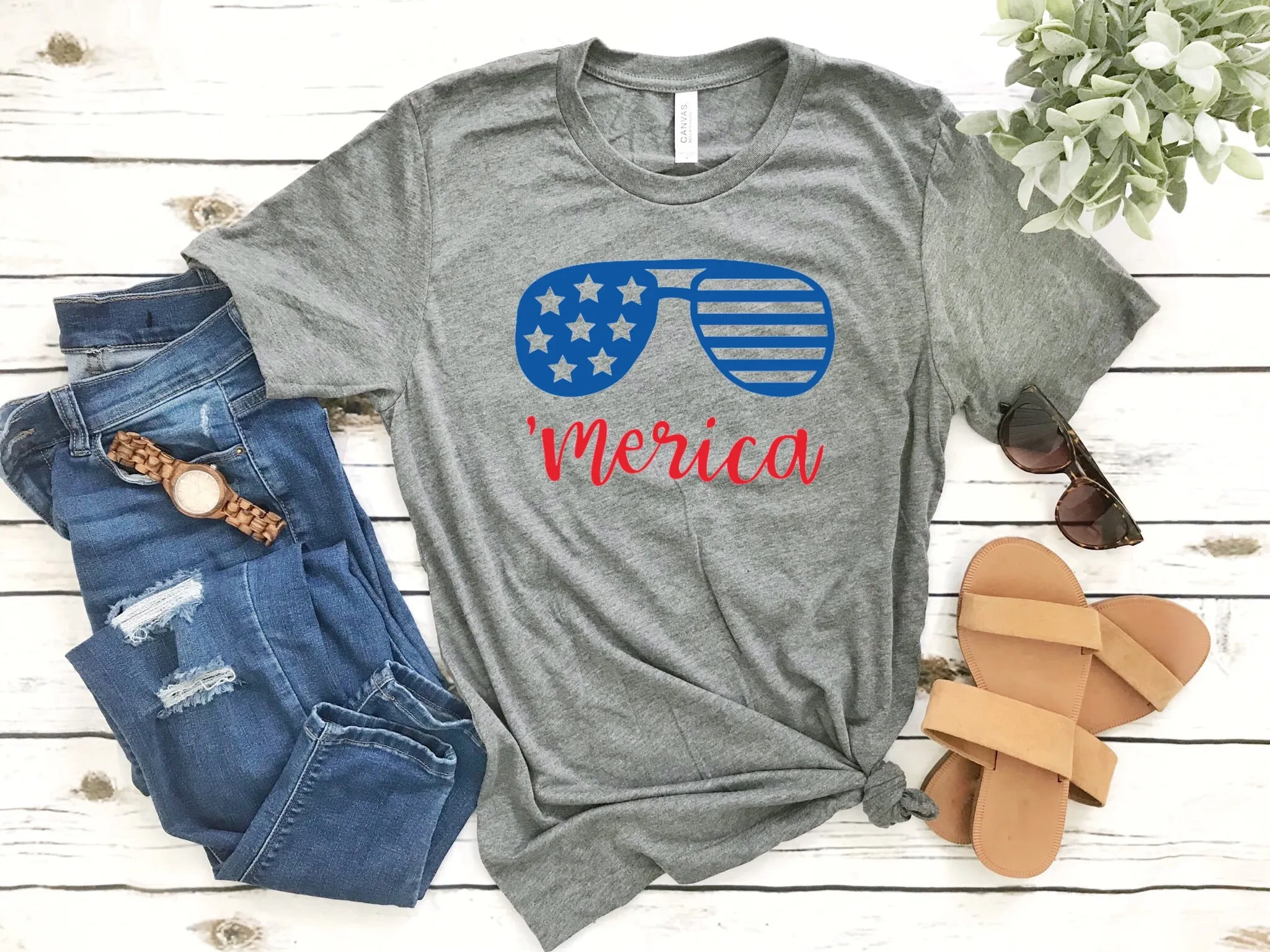 Merica July 4th T-Shirt