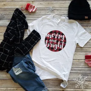 MERRY AND BRIGHT TEE