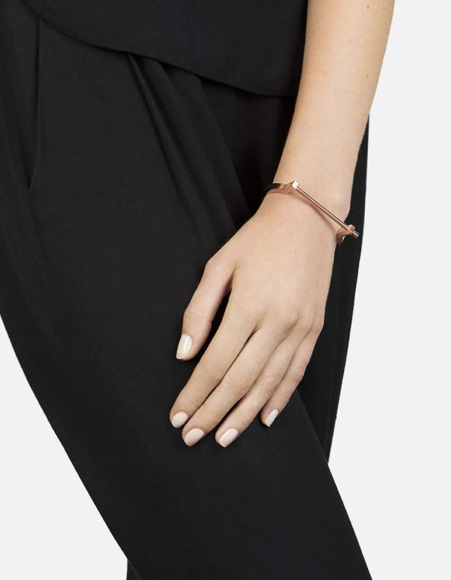Modern Screw Cuff, Rose