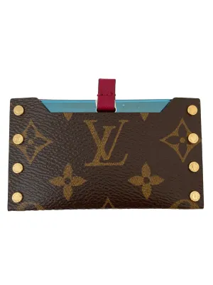 Monogram Mirror Case Fuchsia