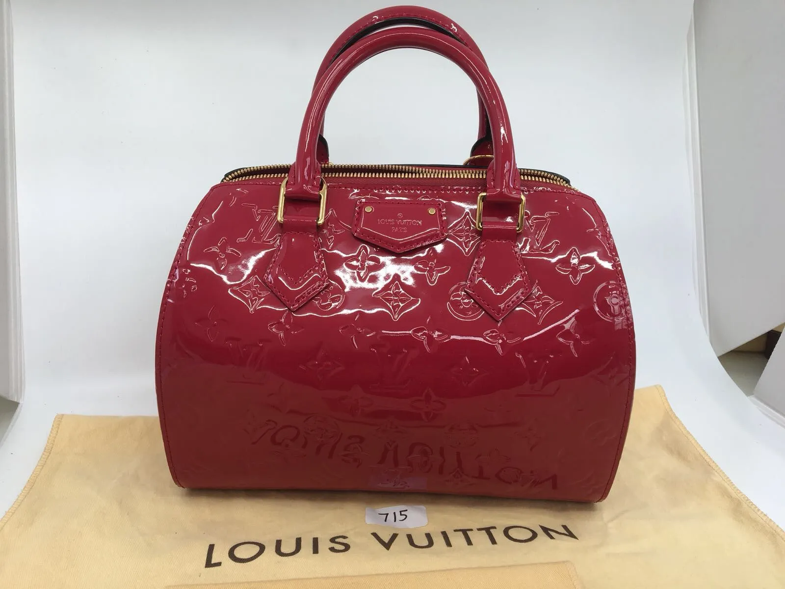 Montana Monogram Vernis Indian Rose