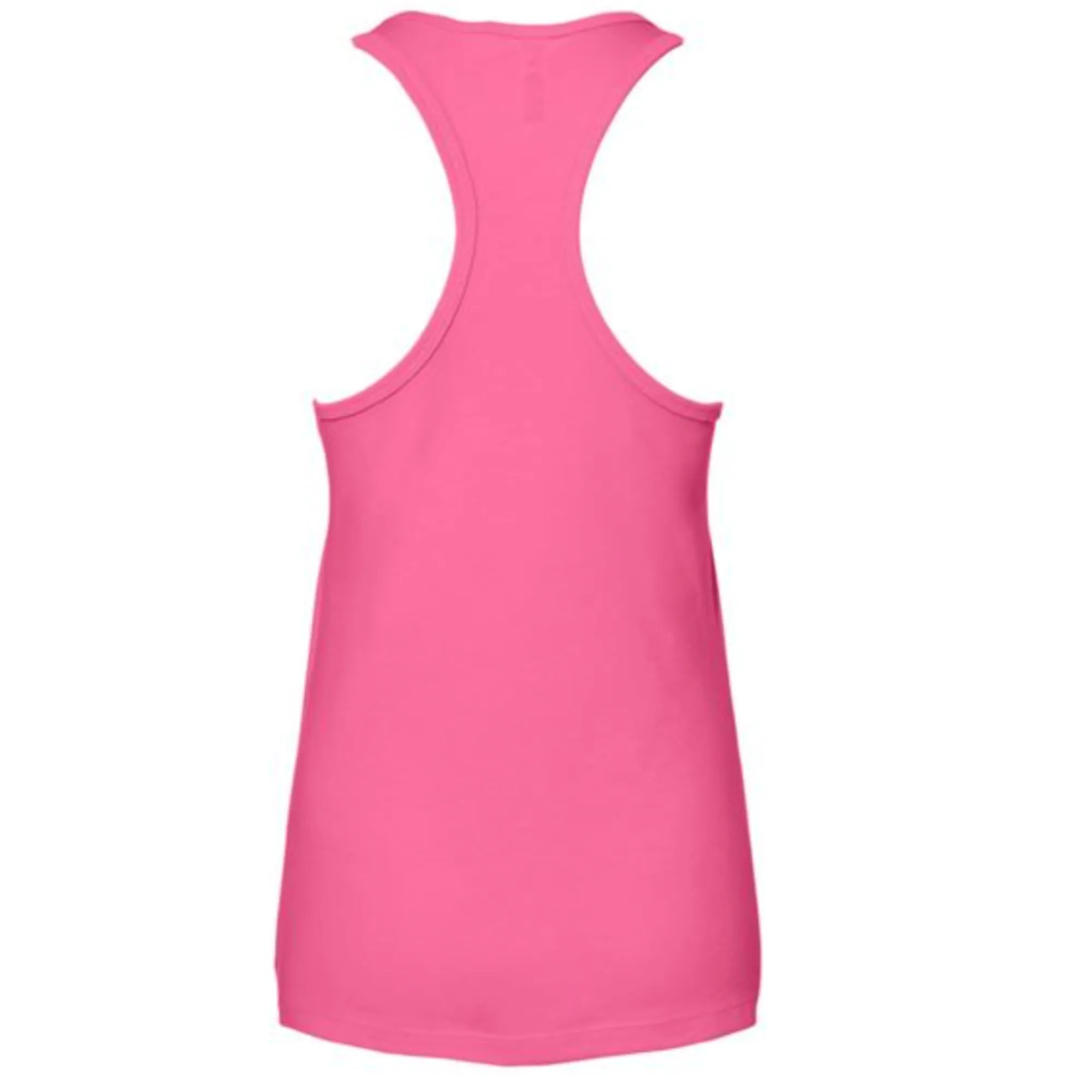 MOSSA Bella   Canvas Pink Racerback Tank