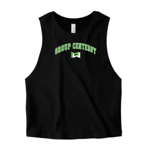 MOSSA Bella   Canvas Women's Cropped Tank - Centergy Collegiate Logo
