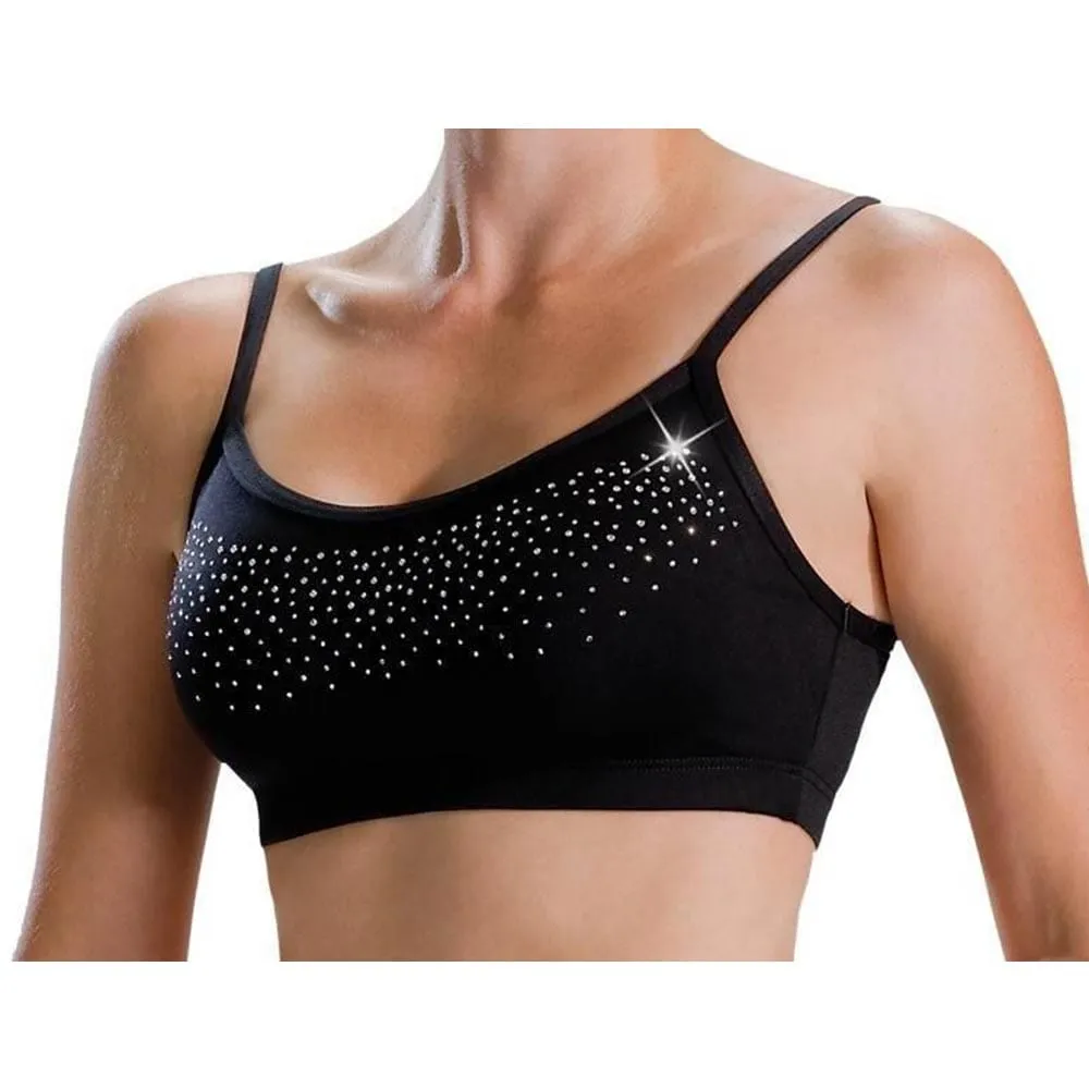 Motionwear 5670 Rhinestone Dance Bra Top - Women's Petite