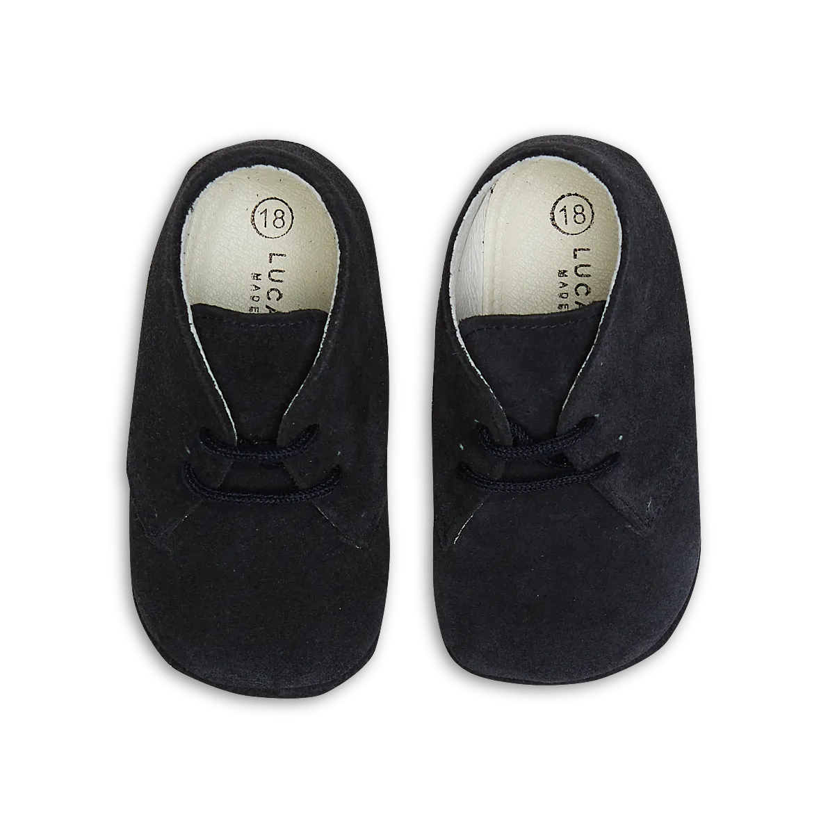 NAVY BLUE SUEDE PRAM BOOTIES