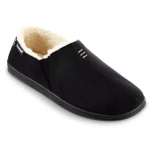 New with tags! Isotoner Men's Recycled Microsuede Nigel Closed-Back Cooling Gel Slippers in Black! Sz L 9.5-10.5, Retails $44US 