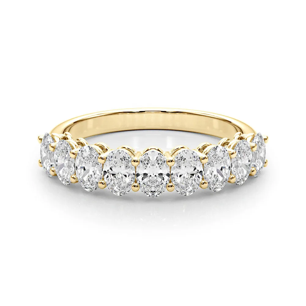 Nine Stone 2.0 ct. Oval Diamond Anniversary Ring