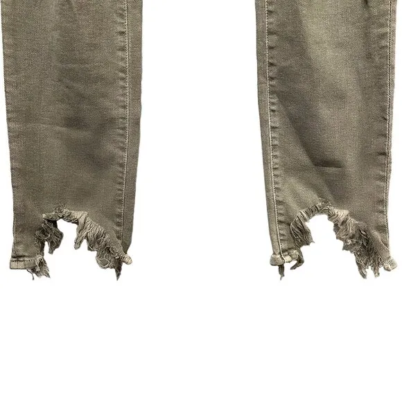 NWT - L'AGENCE Deconstruct High Line High Rise Skinny Jean -  size 27 - gray