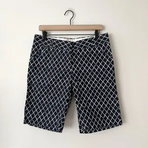 NWT Peter Millar University of Notre Dame Plaid Golf Shorts Women's Size 8