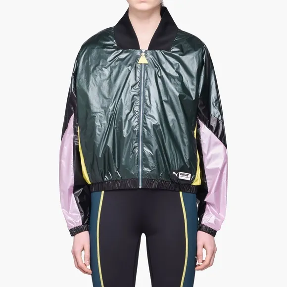 NWT Puma TZ Active Jacket Color Block Light Weight