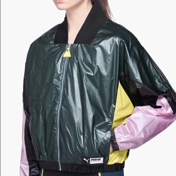 NWT Puma TZ Active Jacket Color Block Light Weight