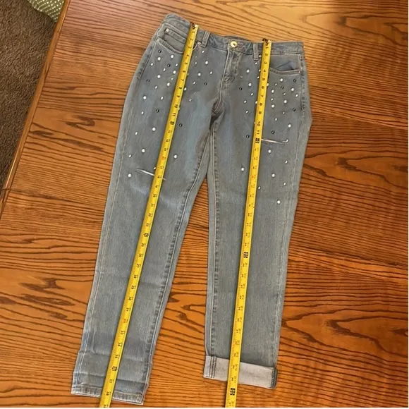 NWT Womens jeans size 8 / 29 straight mid rise fashion pants