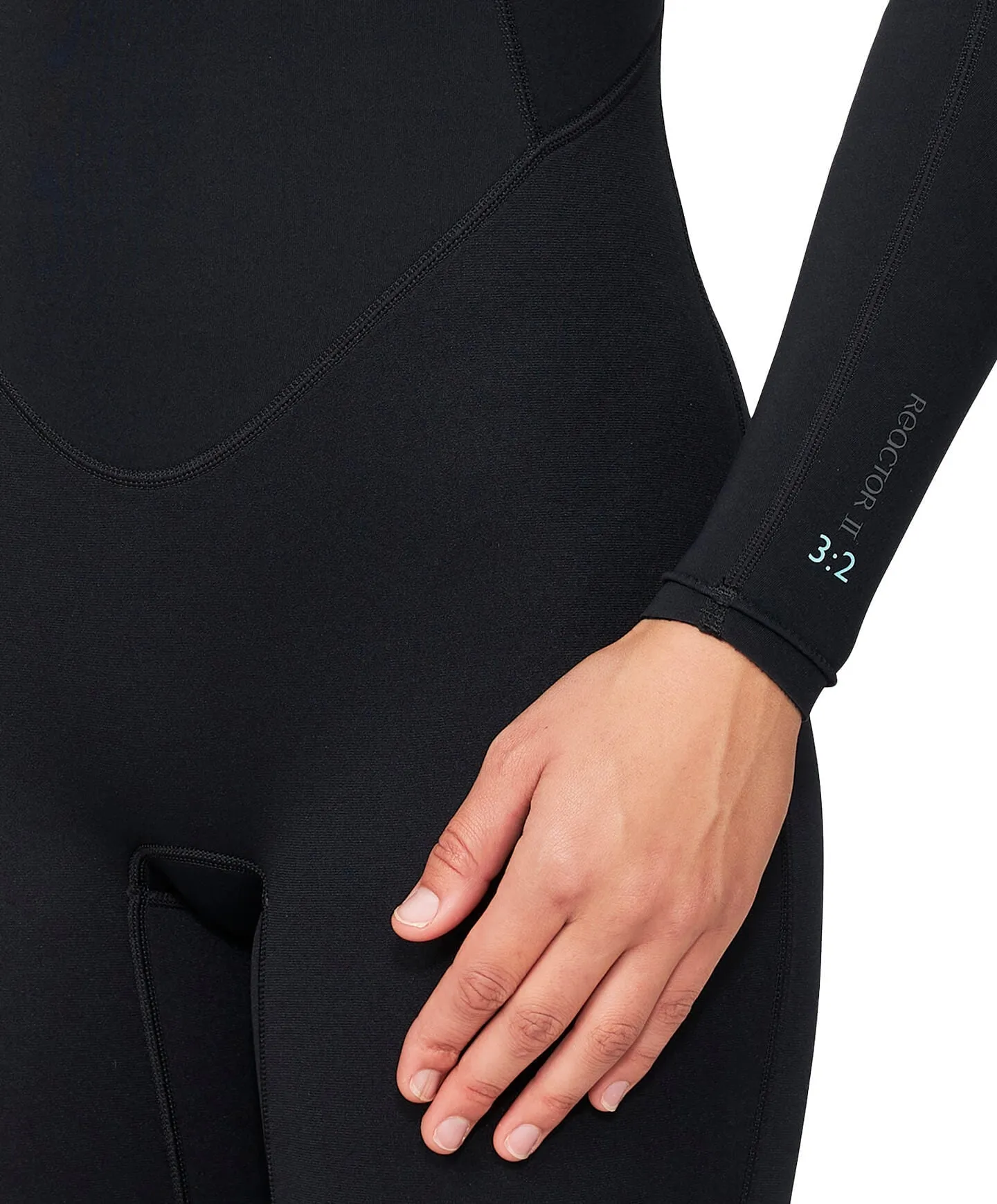 O'NEILL WOMENS REACTOR 2 BACK ZIP FULL 3/2MM STEAMER BLK/BLK