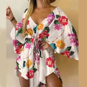 Ora® | Elegant Patterned Dress