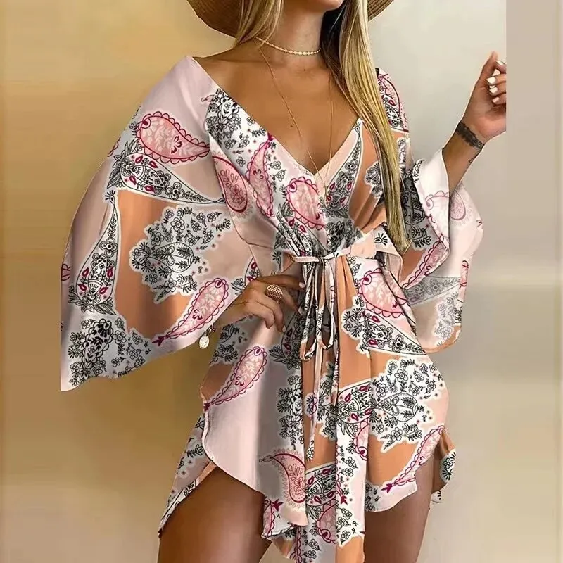 Ora® | Elegant Patterned Dress