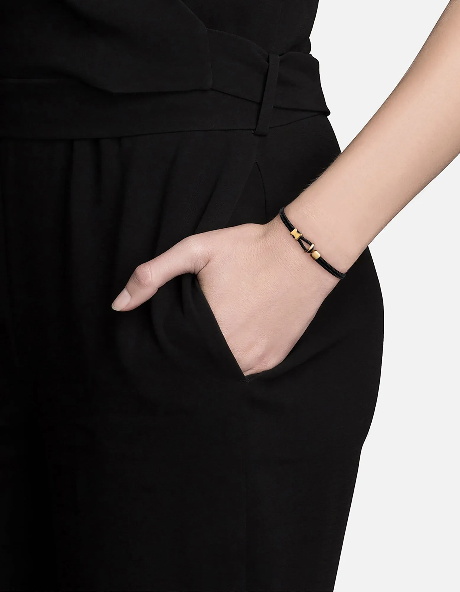 Orson Loop Bungee Rope Bracelet, Gold Vermeil