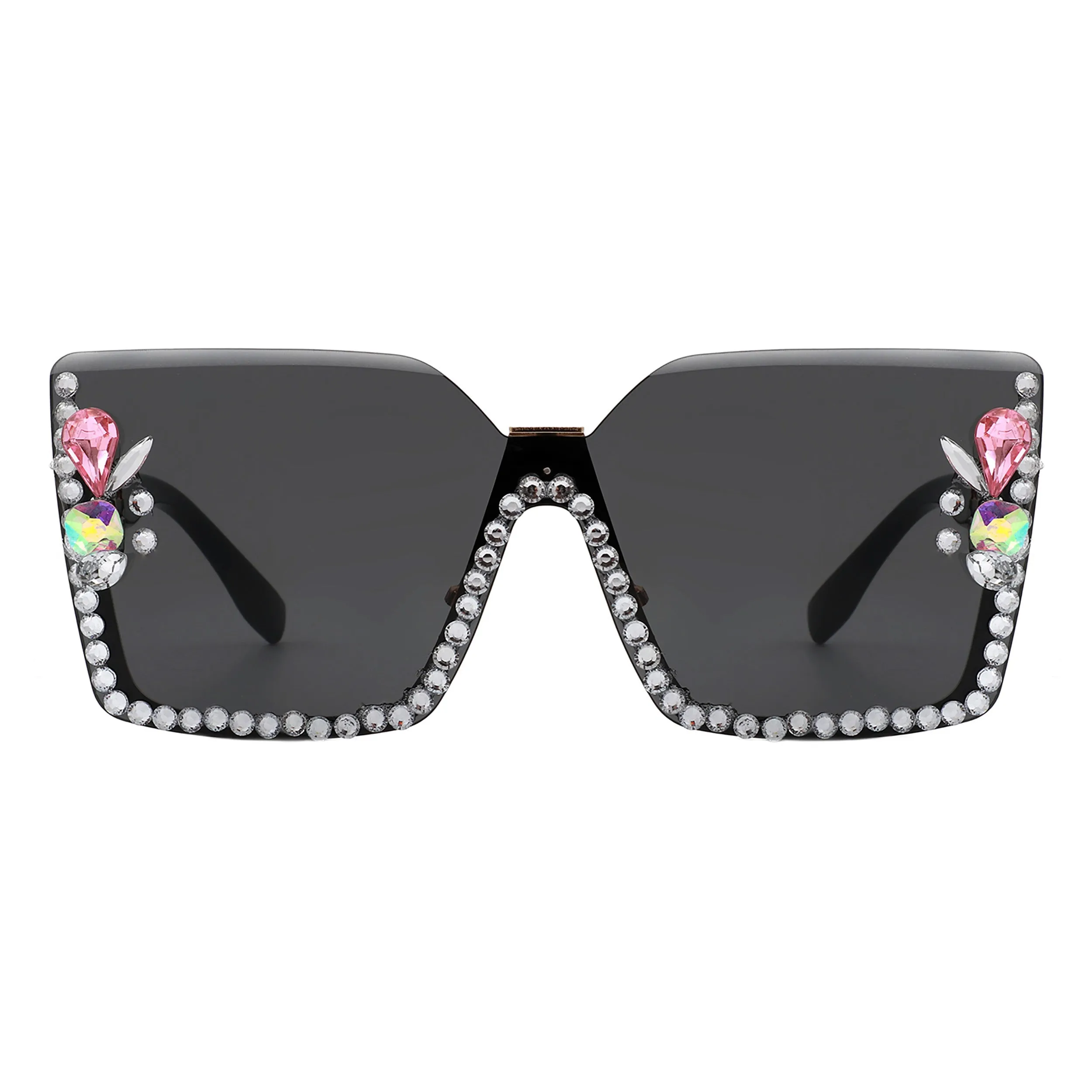 PASTL Miss Famous Rhinestone Sunglasses