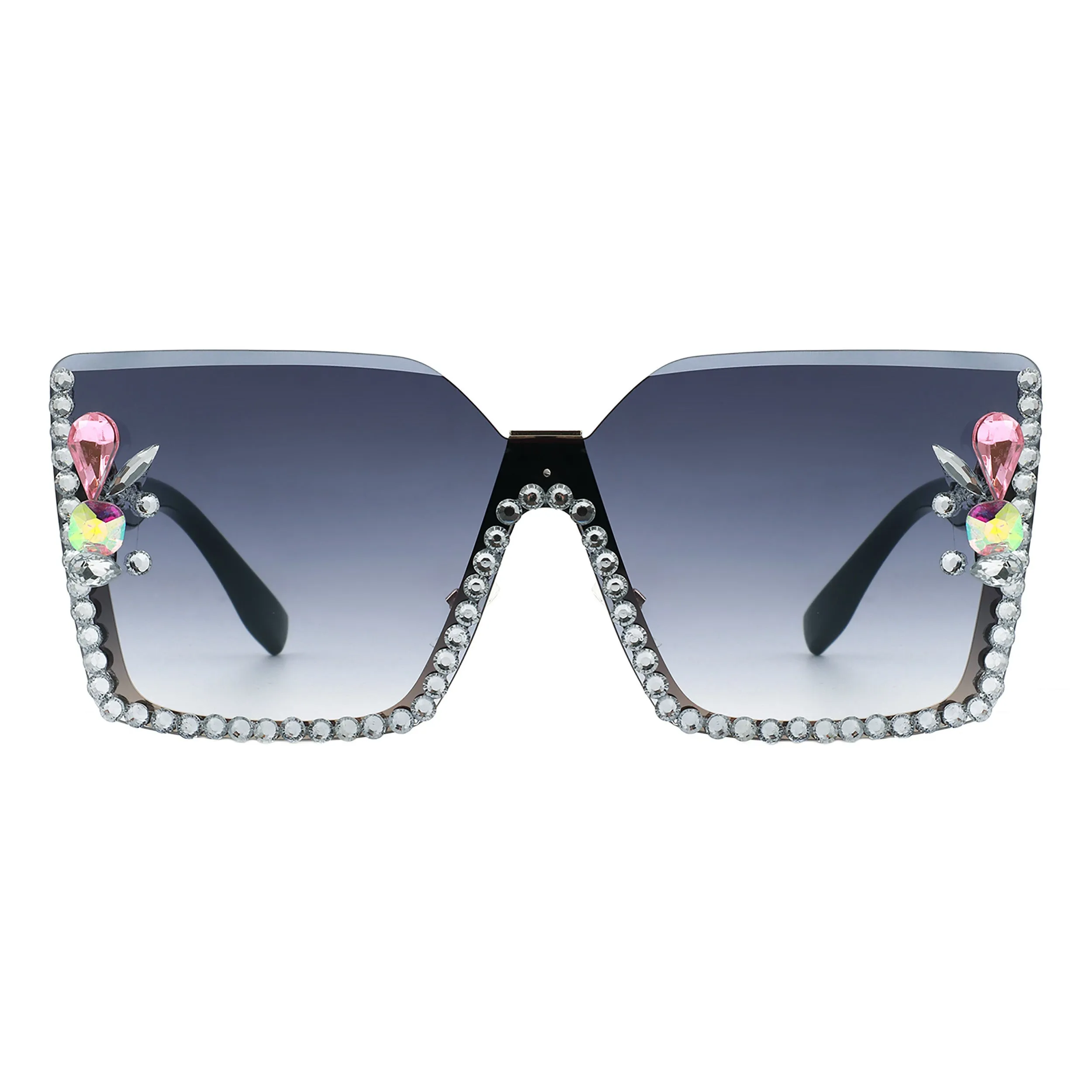 PASTL Miss Famous Rhinestone Sunglasses