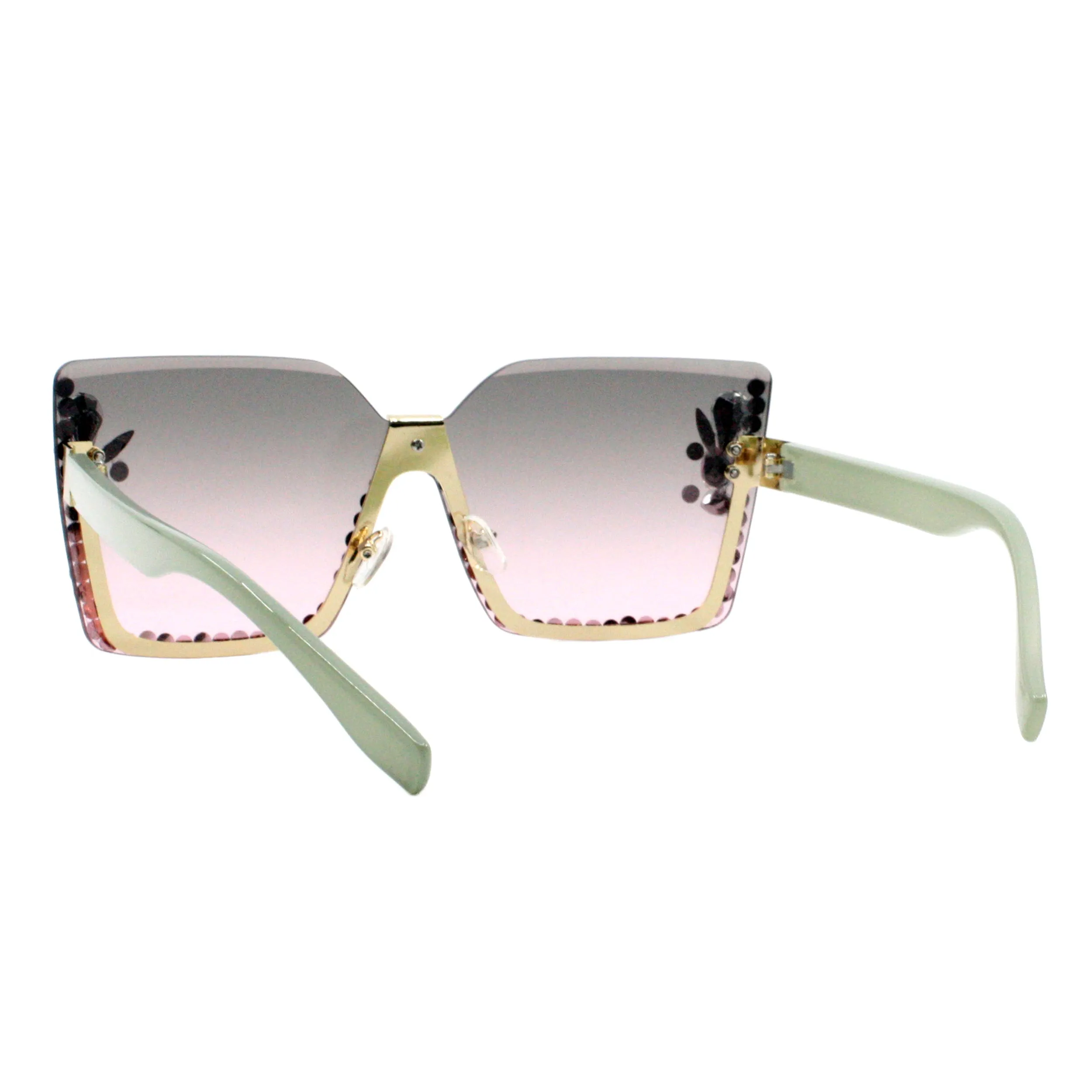 PASTL Miss Famous Rhinestone Sunglasses