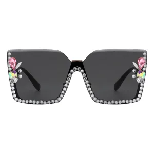 PASTL Miss Famous Rhinestone Sunglasses