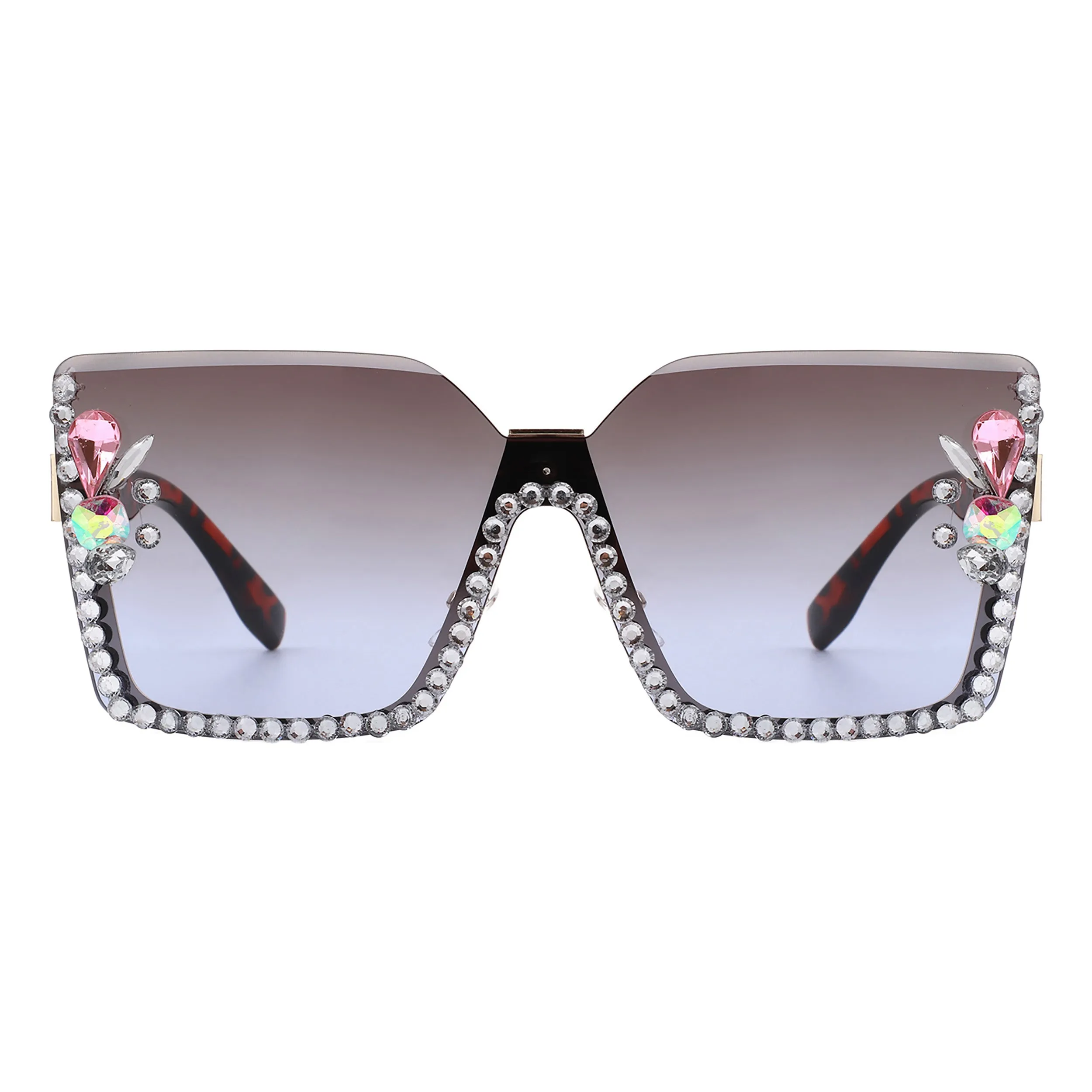 PASTL Miss Famous Rhinestone Sunglasses