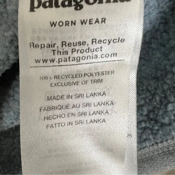 Patagonia Better Sweater 1/4 Zip Fleece Pullover Jacket