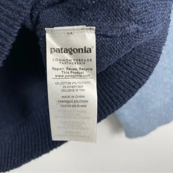 Patagonia Worn Wear Women's Loislee Crew Ragland Sleeve Pullover Sweater M