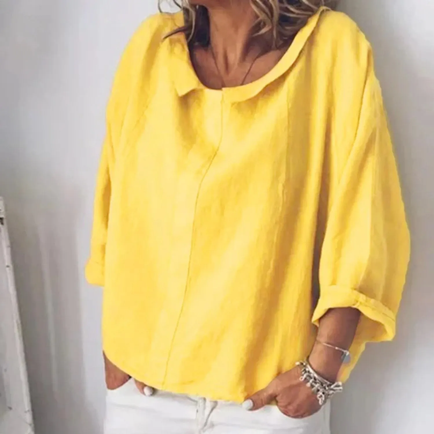 Patricia – Elegant Linen Women’s Blouse