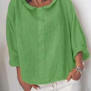 Patricia – Elegant Linen Women’s Blouse