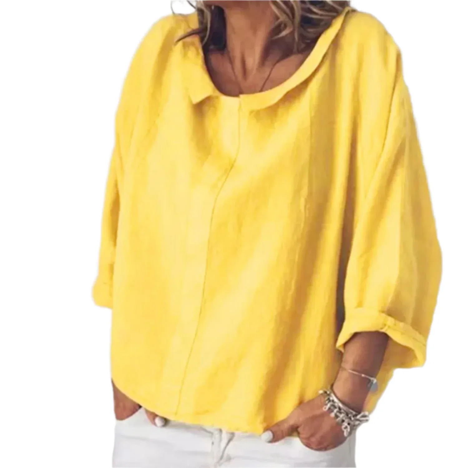 Patricia – Elegant Linen Women’s Blouse