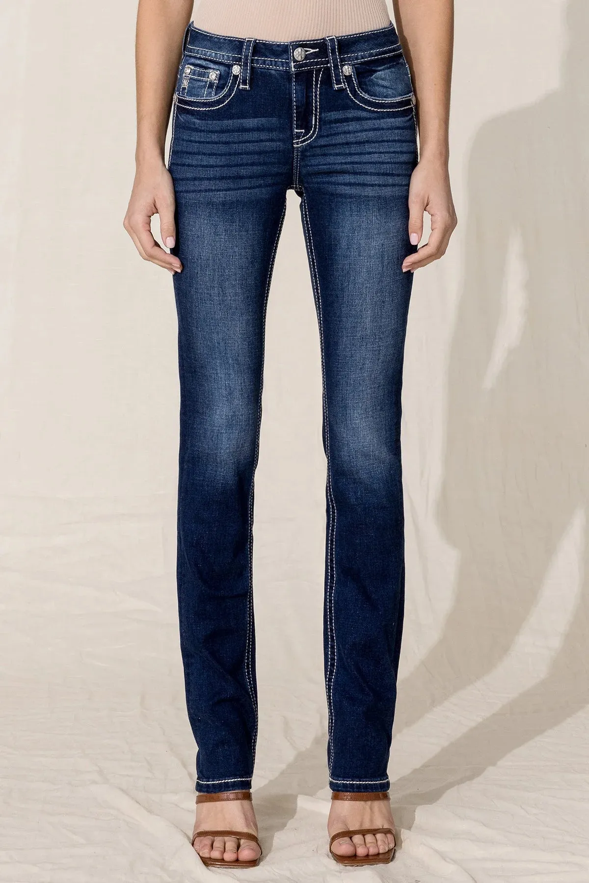 Pearly X Straight Jean