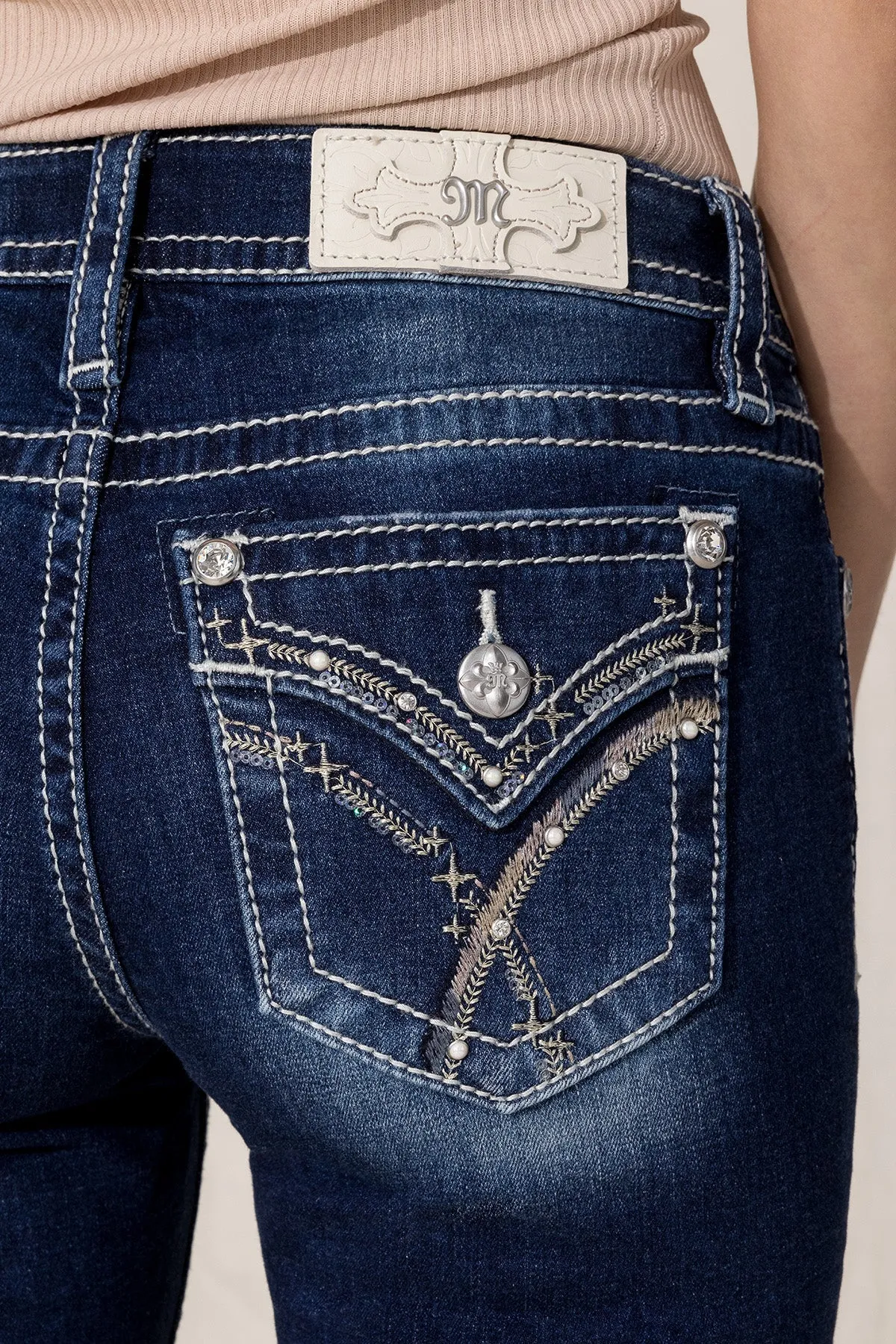 Pearly X Straight Jean