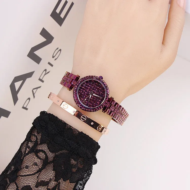 Personality Full Of Rhinestone Women's Watch
