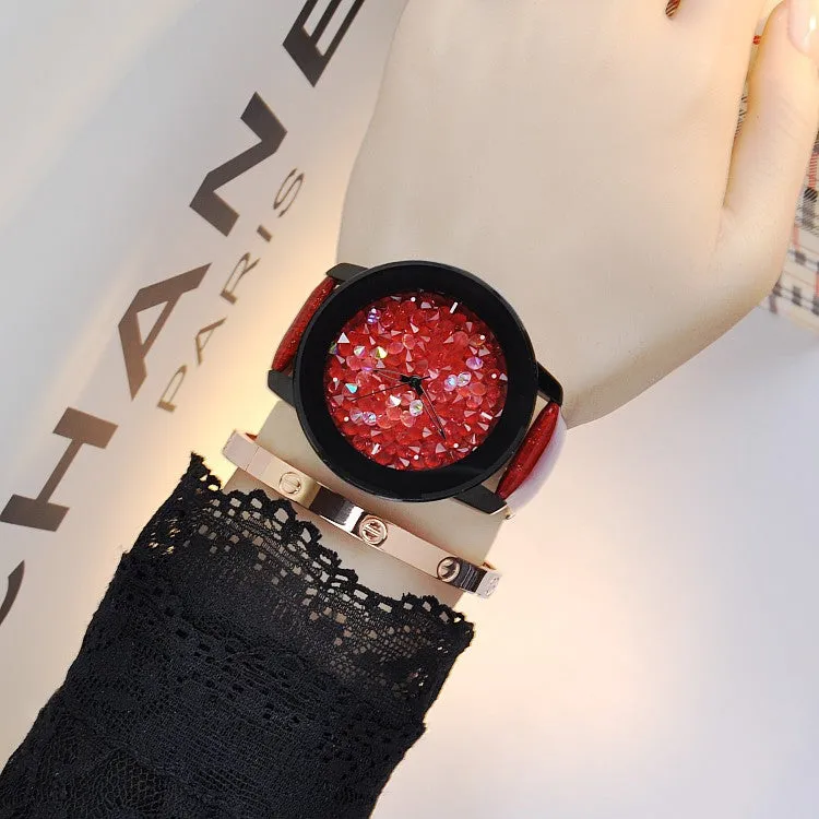 Personality Full of Rhinestone Women's Watch