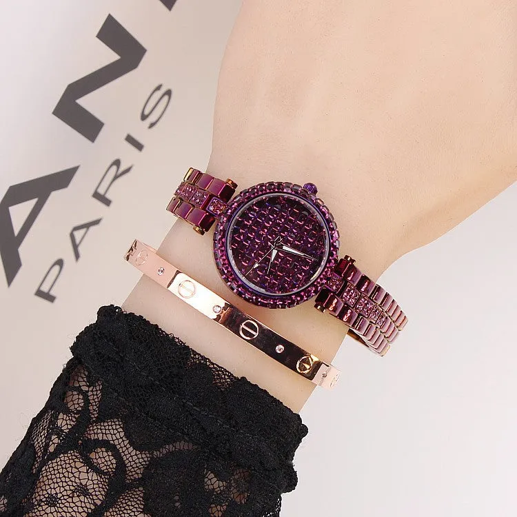 Personality Full Of Rhinestone Women's Watch