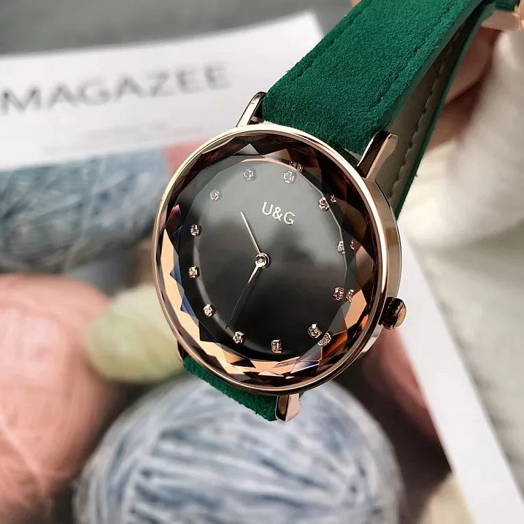 Personality Rhinestone Scale Women's Watch