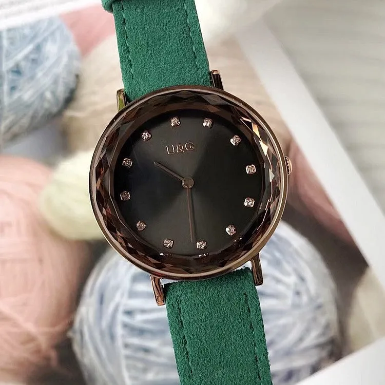 Personality Rhinestone Scale Women's Watch
