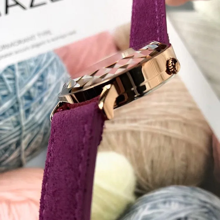 Personality Rhinestone Scale Women's Watch