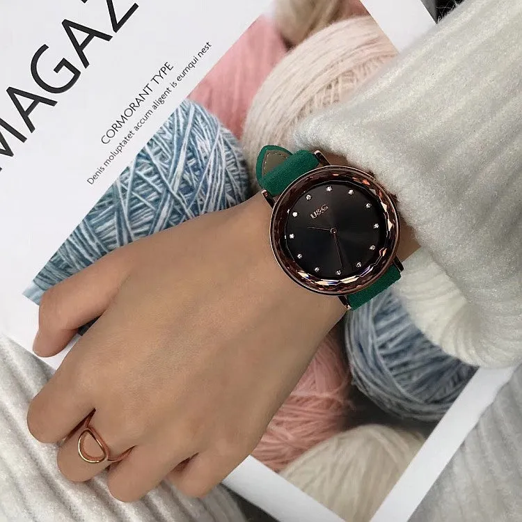 Personality Rhinestone Scale Women's Watch