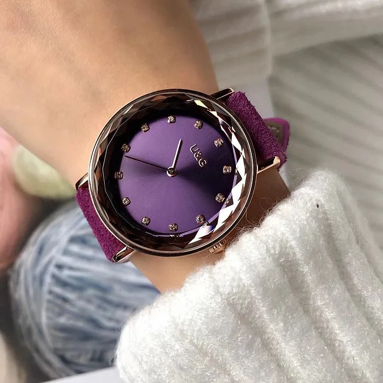 Personality Rhinestone Scale Women's Watch